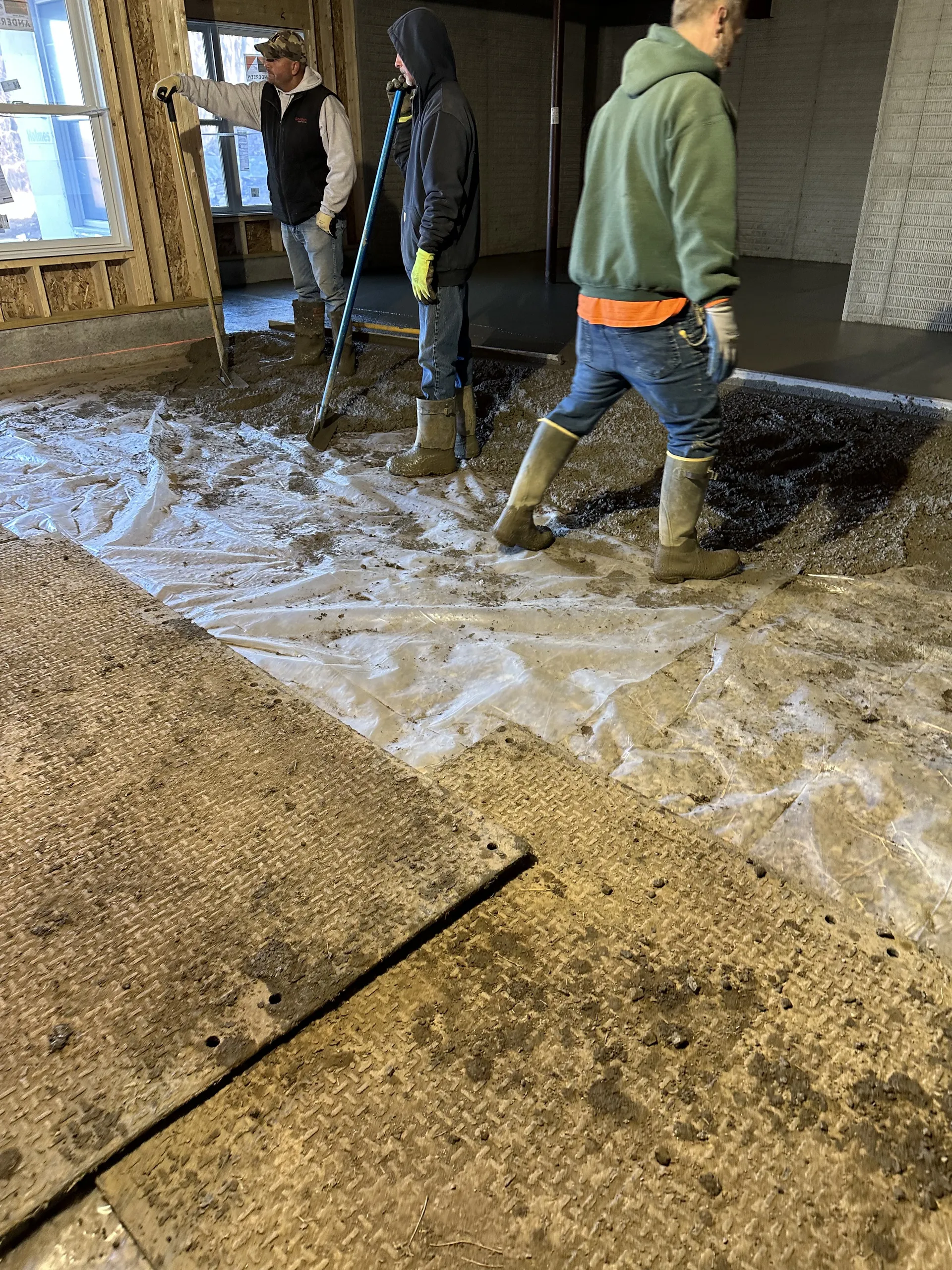 Concrete driveway installation in Northeast Ohio