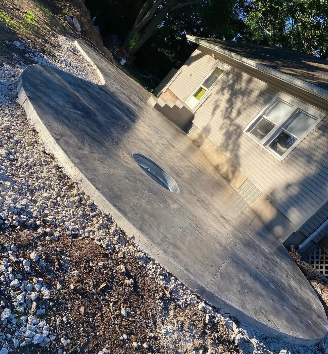 Retaining wall and hardscape in Wadsworth, Ohio