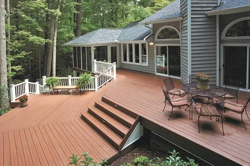 Composite deck installation in Northeast Ohio